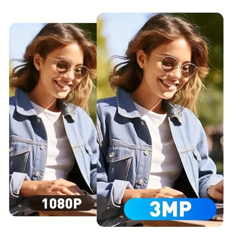 3MP Smart Home Security Camera – Night Vision, Two - Way Audio, Motion Detection, Alexa Compatible - PhishStones Products