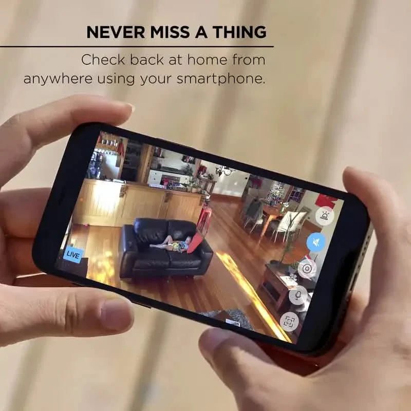 3MP Smart Home Security Camera – Night Vision, Two - Way Audio, Motion Detection, Alexa Compatible - PhishStones Products