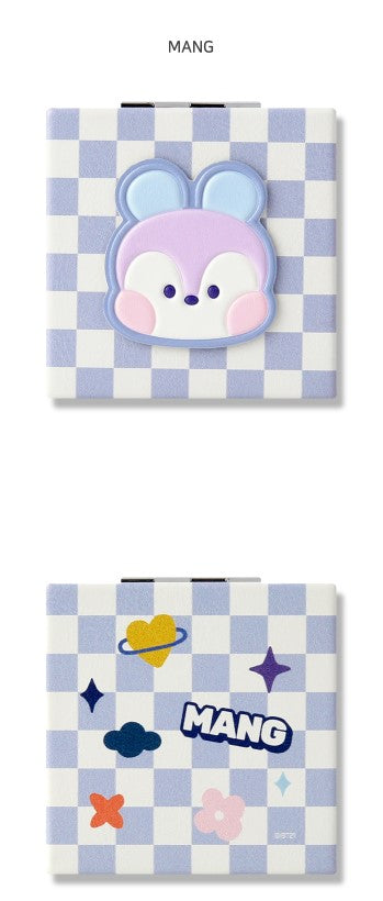 BT21 Minini Leather Patch Mirror