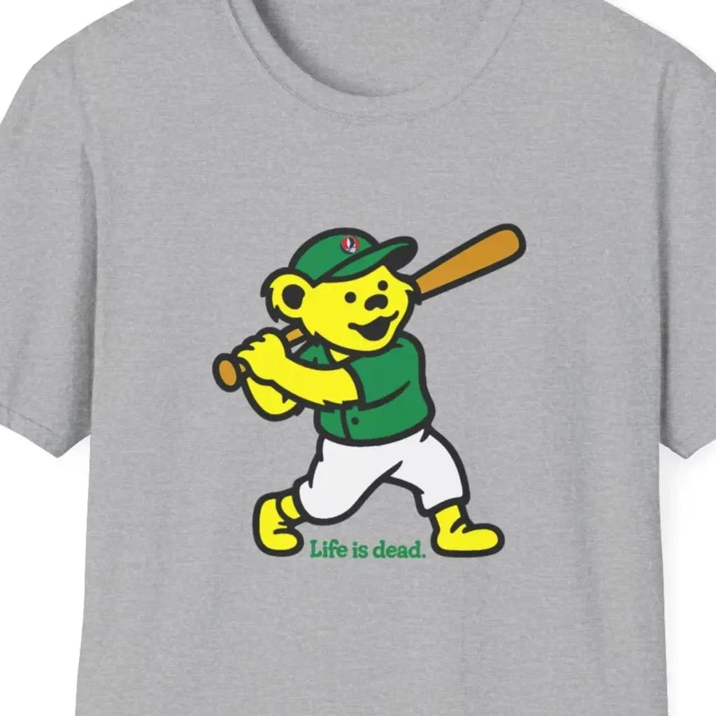 Baseball Edition Dancing Bear - Life is dead.® Grateful Dead T-Shirt