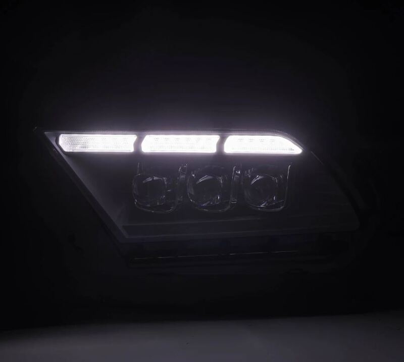 AlphaRex 10-12 Ford Mustang NOVA-Series LED Projector Headlights Blk w/Activ Light & Seq.Sig /SB DRL 880489 *Discontinued