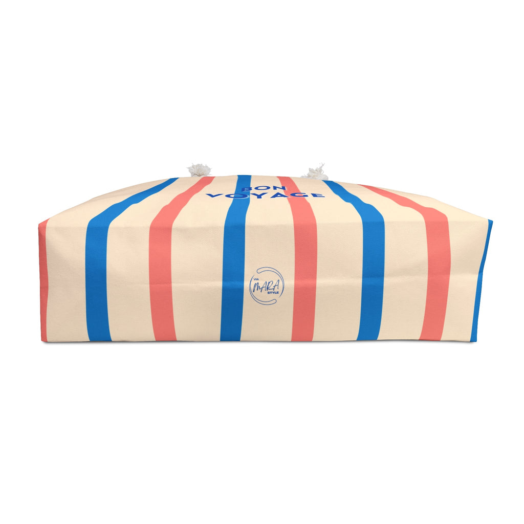 French Nautical Weekender Bag, Bon Voyage