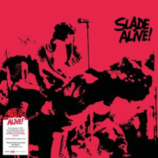 Slade - Slade Alive! (Red & Black Splatter LP Vinyl/Limited Edition) & Crackers (Snowflake Splatter LP Vinyl) & Merry Xmas Everybody