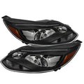 SPYDER Xtune Ford FocUS 12-14 Projector Headlights OE Style Halogen Model Only Black PRO-JH-FF12-LED-BK 9932687