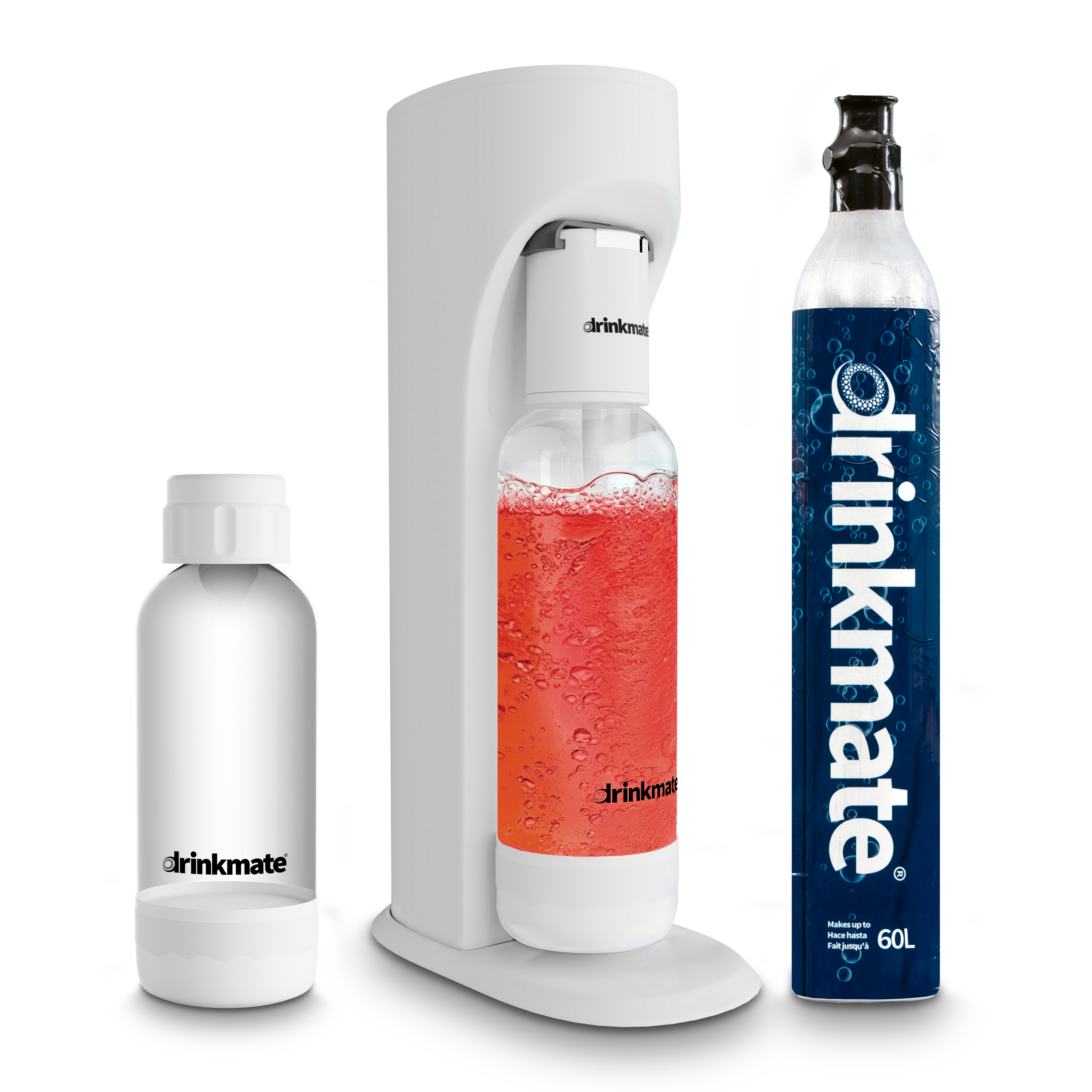 OmniFizz Special Bundle - Sparkling Water and Soda Maker with 60L CO2 Cylinder and 0.5L Bottle