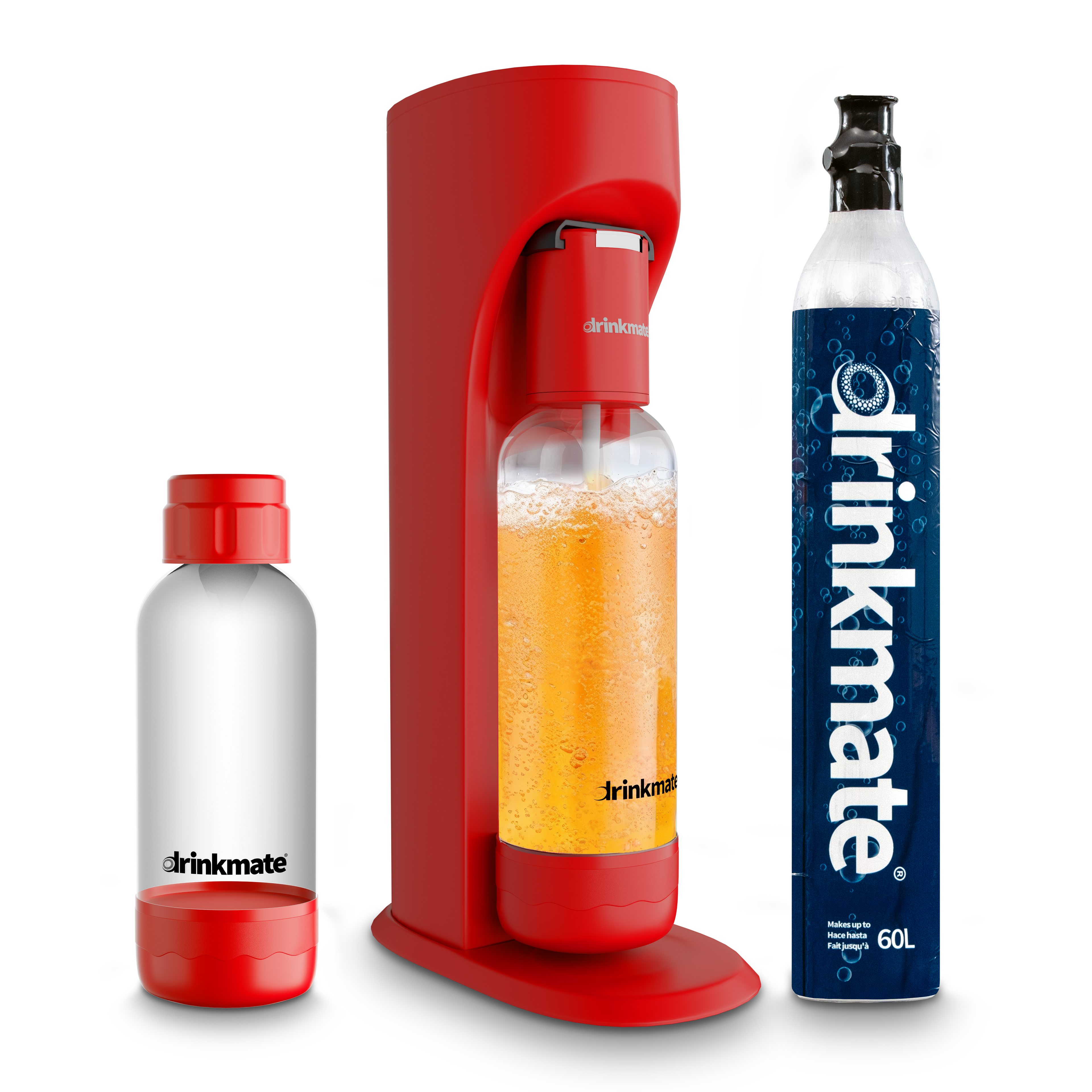 OmniFizz Special Bundle - Sparkling Water and Soda Maker with 60L CO2 Cylinder and 0.5L Bottle