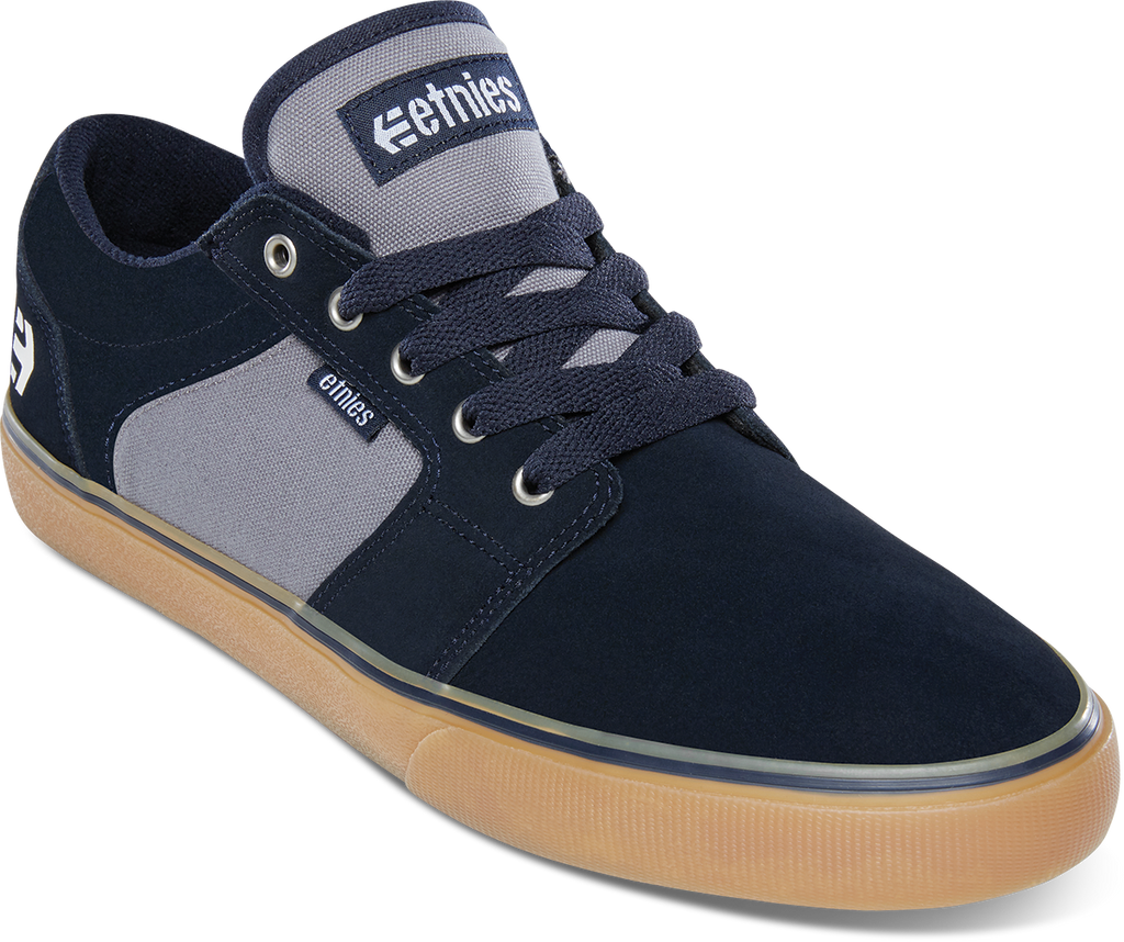 Etnies Barge LS Navy/Grey/Gum Skateboard Shoes