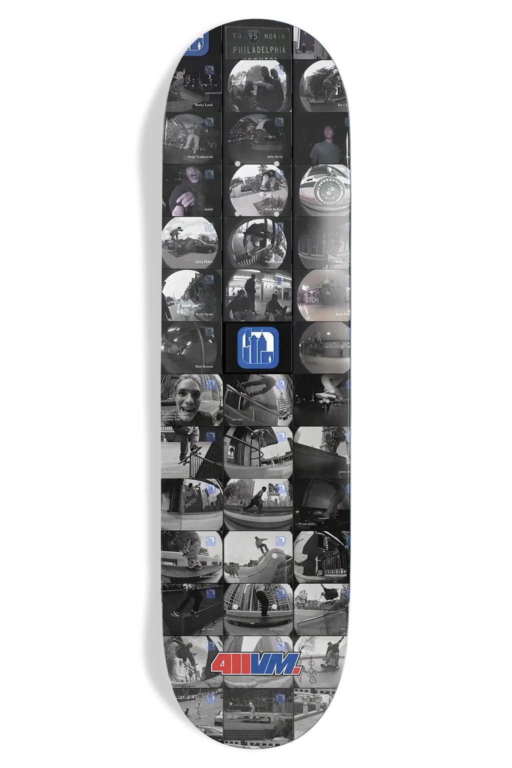 411VM Metrospective Frame Grab 8.25" Skateboard Deck