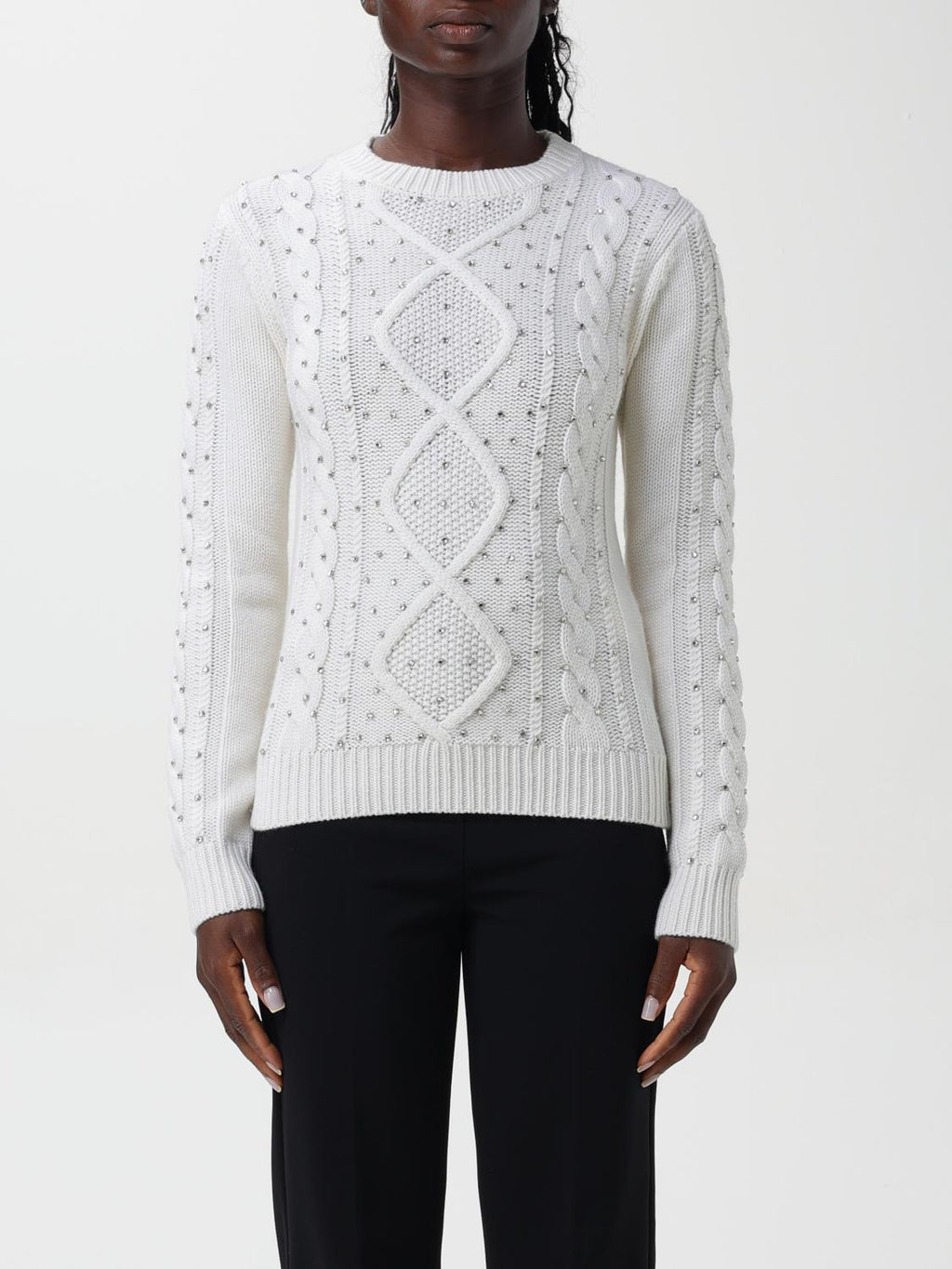 Max Mara Sweater Woman Yellow Cream