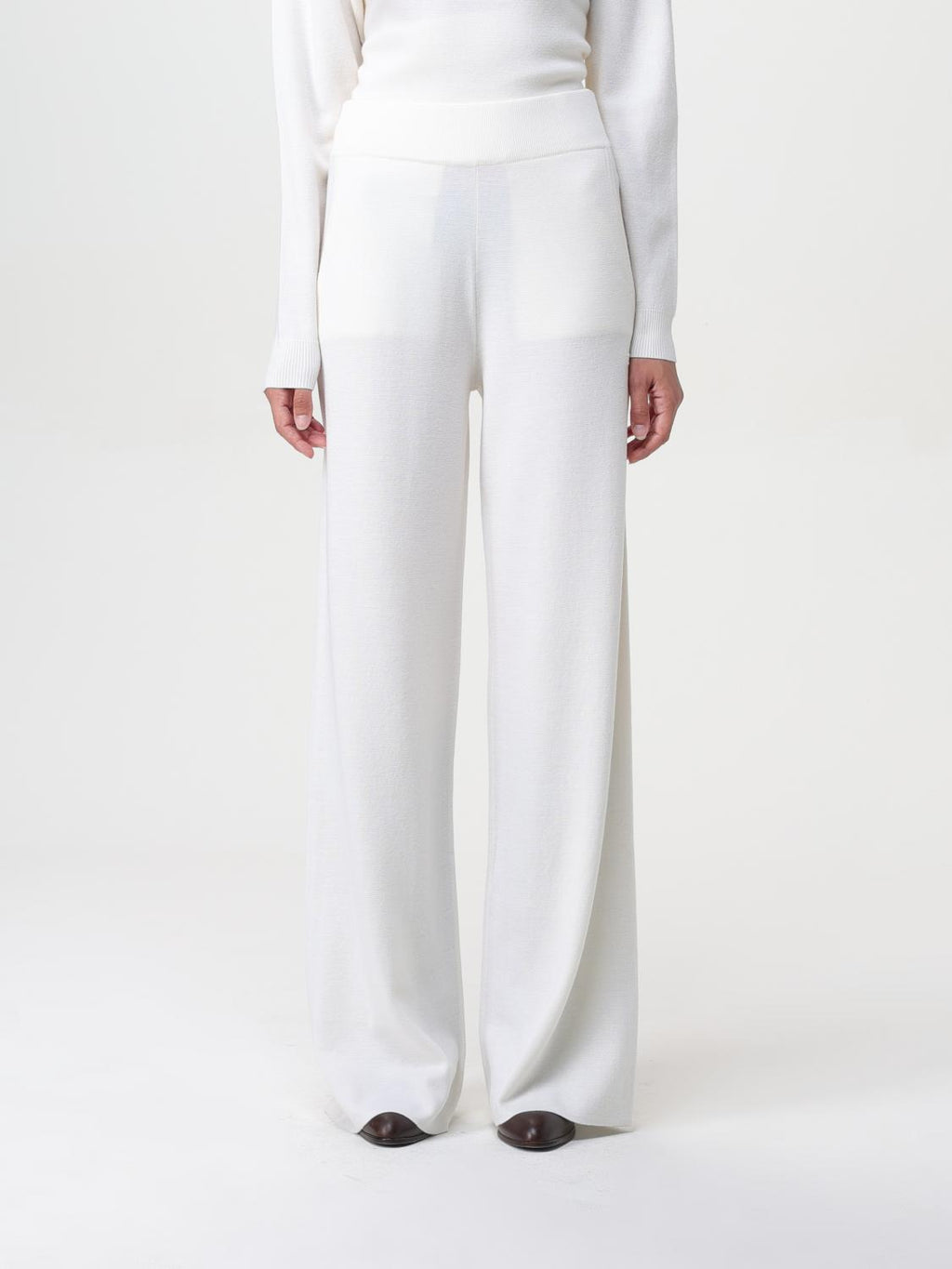 Max Mara Pants Woman White