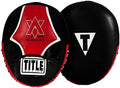 TITLE Boxing Air Vent Technology Punch Mitts, Black/Red - Boxing Pads, Muay Thai Pads, Punching Mitts, Focus Mitts, Boxing Equipment, Punching Pads, MMA Equipment, Kickboxing