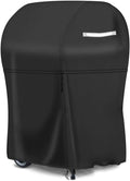 Grill Cover, 30 inch BBQ Gas Grill Cover for Outdoor Grill, Heavy Duty Waterproof Small BBQ Grilling Cover, UV & Fade Resistant Material Windproof Barbecue Smoker Cover with Drawstring & Storage Cover