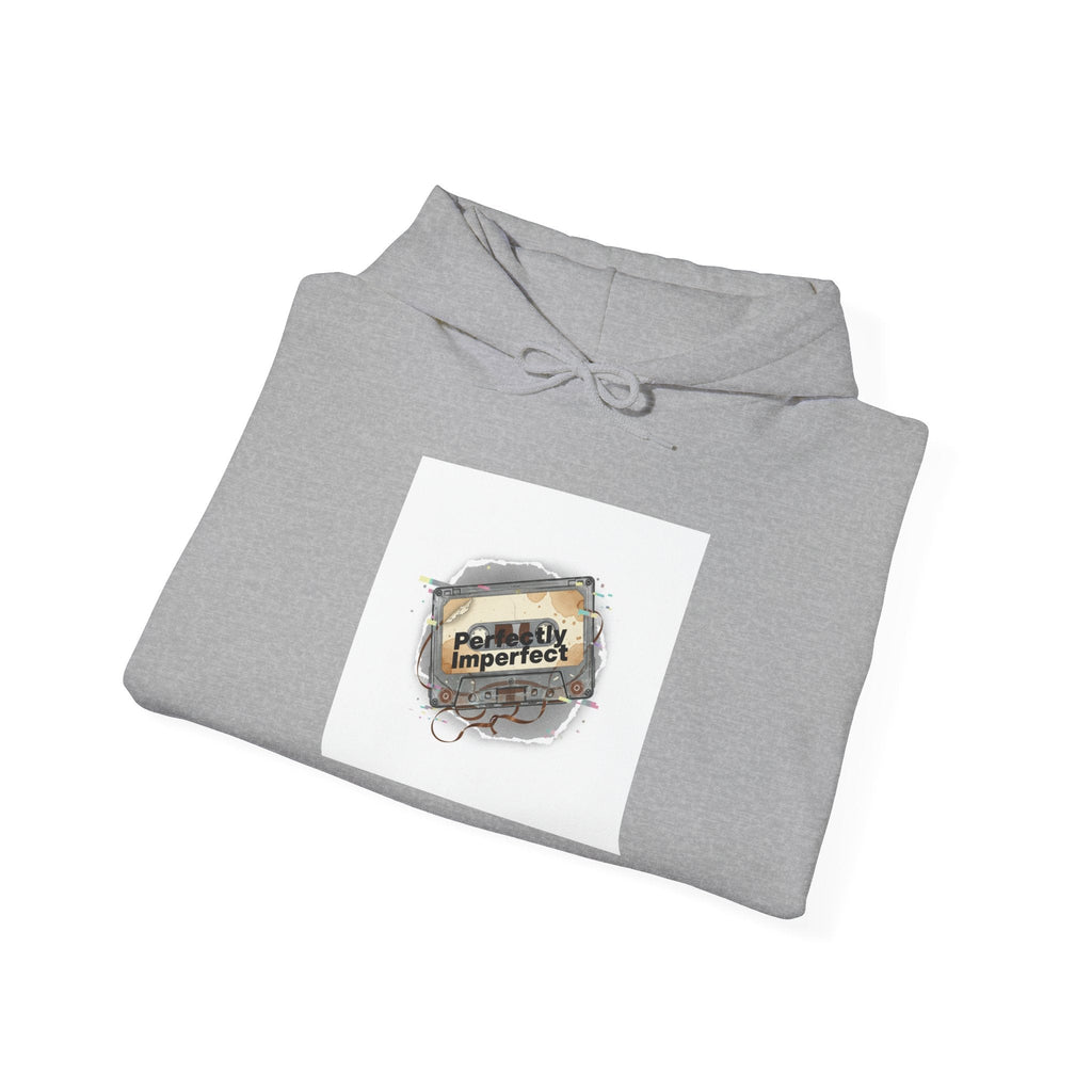 Glitch Tape Patch Hoodie | analog error, retro-tech static