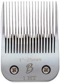 Detachable A Series 1 HT Clipper Blades for Dog Grooming Cut Length 1" - 25mm Japanese Carbonized Steel Dog Clipper Blades-Dog Grooming Blade Compatible A5 Series Clippers for Dog(1HT)