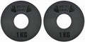 Micro Gainz Kilogram Fractional Weight Plate Set of 2 Plates, .25KG, .50KG or 1KG, Plate Set Designed for Olympic Barbells & Strength Training, Made in USA