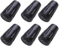 6pcs Walking Stick Tips, Replacement Rubber Tips for Walking Sticks, Trekking Pole Tips Baskets Hiking Pole Tips Feet Shock Absorption Rubber Cane Tips 11mm Diameter Survival Hiking Stick Accessories
