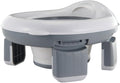 Kids Travel Potty | Foldable Car Potty | Potty Training Toilet w/Travel Bag & Potty Liners for Indoor and Outdoor (Gray)