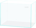 9.5 Gallon Rimless Aquarium, Ultra Clear Glass Low Iron Small Fish Tank for Betta, L15.7×W11.8×H11.8 Inches Thickness 5mm with EVA Foam Mat Included