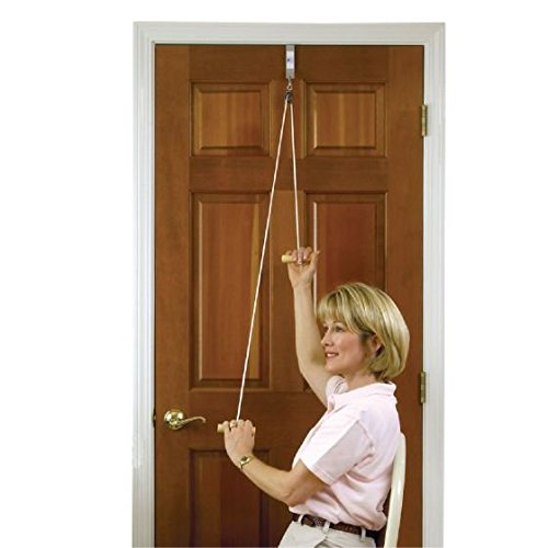 Rangemaster Shoulder Pulley with Door Strap - Over Door Exercise Pulley System for Physical Therapy