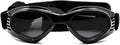 LECONPET Small Dog Sunglasses Waterproof Windproof UV Protection Pet Sunglasses Dog Goggles for Doggy Puppy Cat (Black)