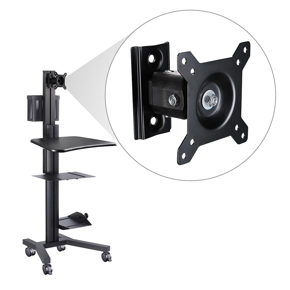 Yescom NexusX Monitor VESA Mount 75x75 & 100x100, Tilting & Swivel