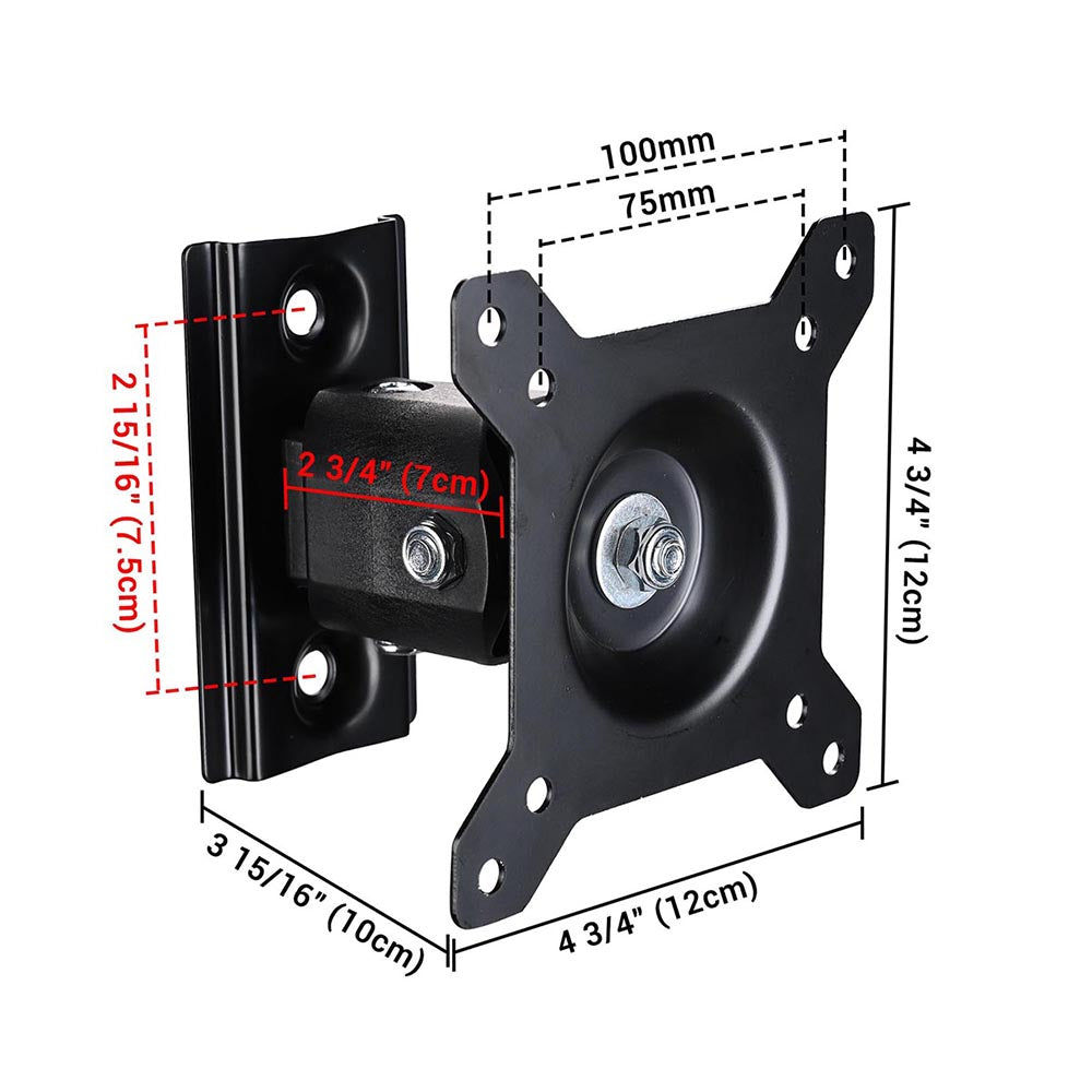 Yescom NexusX Monitor VESA Mount 75x75 & 100x100, Tilting & Swivel