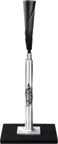 Baseball Batting Tee - Professional Hitting Tee for Baseball/Softball with Weighted Base,Flexible Rubber Top, Premium Aluminum Baseball Tee, Easy Adjust Height 24-46 inches For Kids or Adults