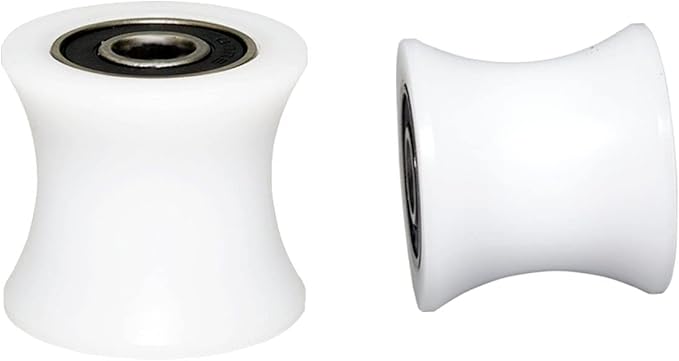 Total Trainer Rollers/Wheels of 4 for Models DLX, DLX II, DLX III, Adv DLX, Pilates, Pilates Pro 2500, 3000, 4000，570, 2000 （White）