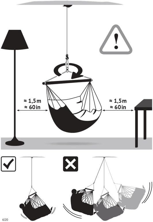 LA SIESTA® - XL King Domingo Hammock Swing Chair & CasaMount - Weather & Tear Resistant Hanging Chair - Outdoor Indoor Hammock Chair w/Suspension Kit for Walls Ceilings Square Beams - Toucan