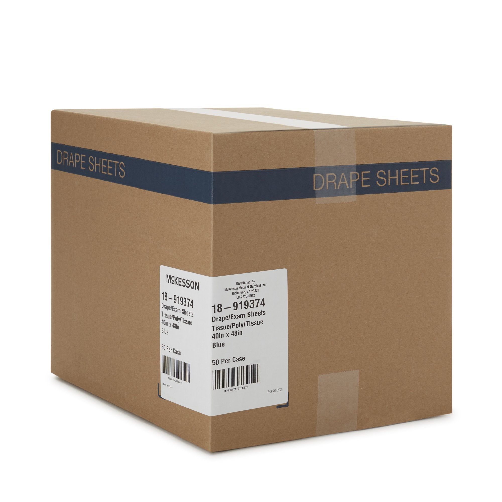 McKesson Sterile Drape Sheet, 40 x 48 Inch 18-919374