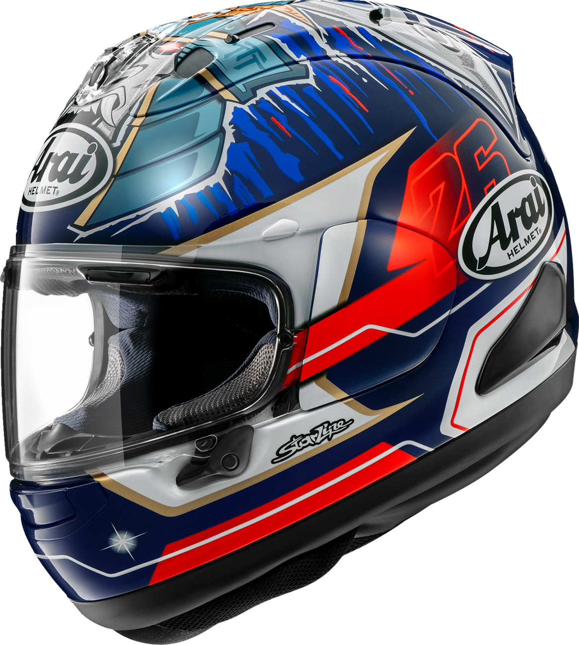 ARAI HELMETS, ARAI Helmets Corsair-X Dani Samurai-3 XS with VAS Shield Mechanism and Advanced Safety Features