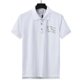 Burberry White T-Shirt With Collar