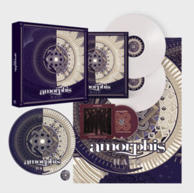 Halo (Red Transparent LP Vinyl) & Halo (Deluxe/Boxset/White LP Vinyl/CD/Slip Mat/Poster & Queen Of Time (Live At Tavastia 2021) (2LP/Green Blackdust W/ Signed Insert)