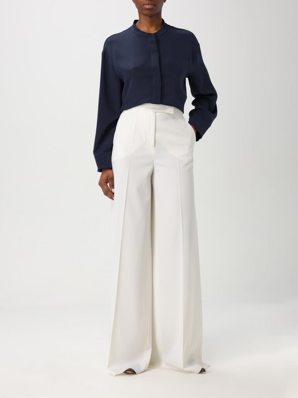 Max Mara Pants Woman White