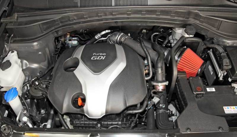 AEM Induction AEM 14-15 Hyundai Sante Fe L4 2.0L - Cold Air Intake System - Gunmetal Gray 21-749C
