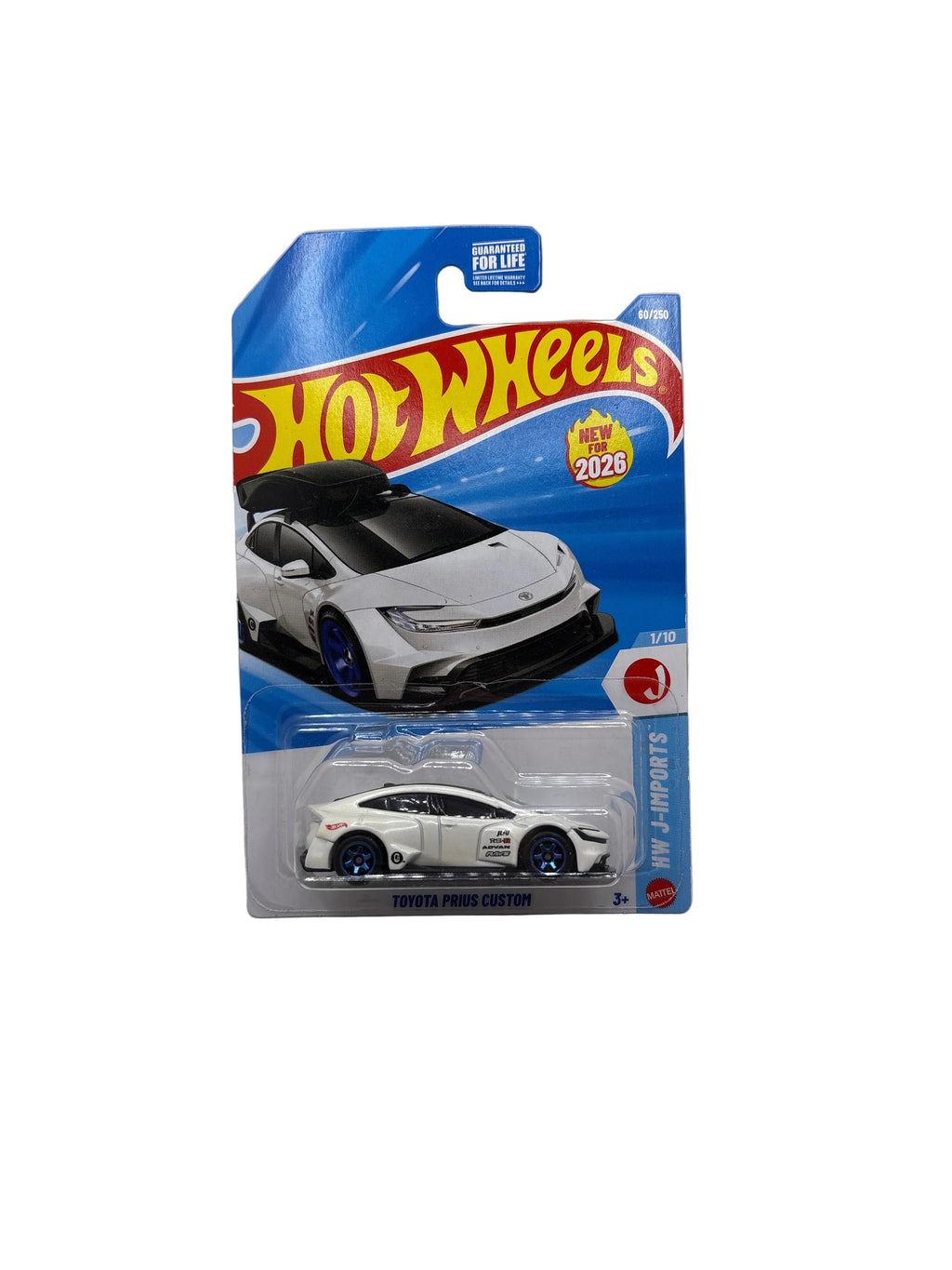 Hot Wheels Toyota Prius Custom Diecast white