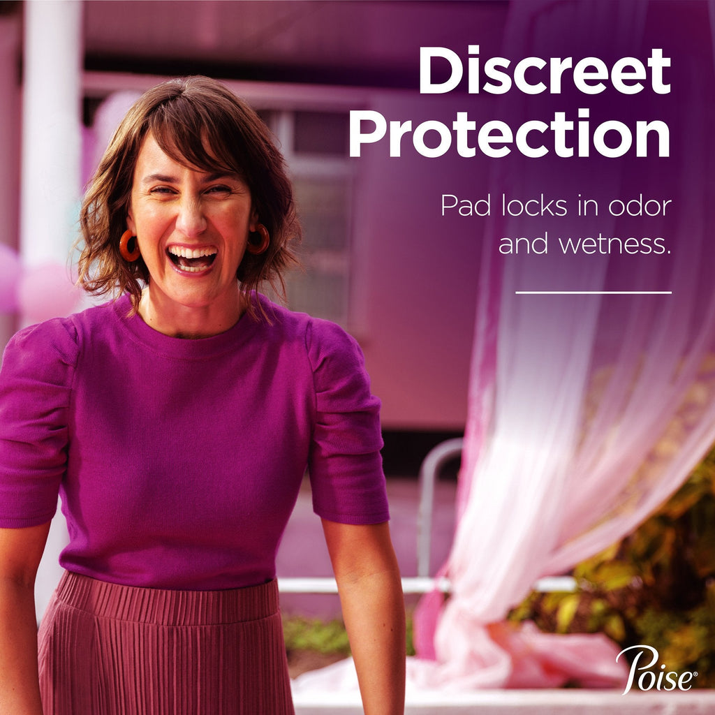 Poise® Bladder Control Pad, Long, Light Absorbency, Absorb-Loc Core, Female 48536