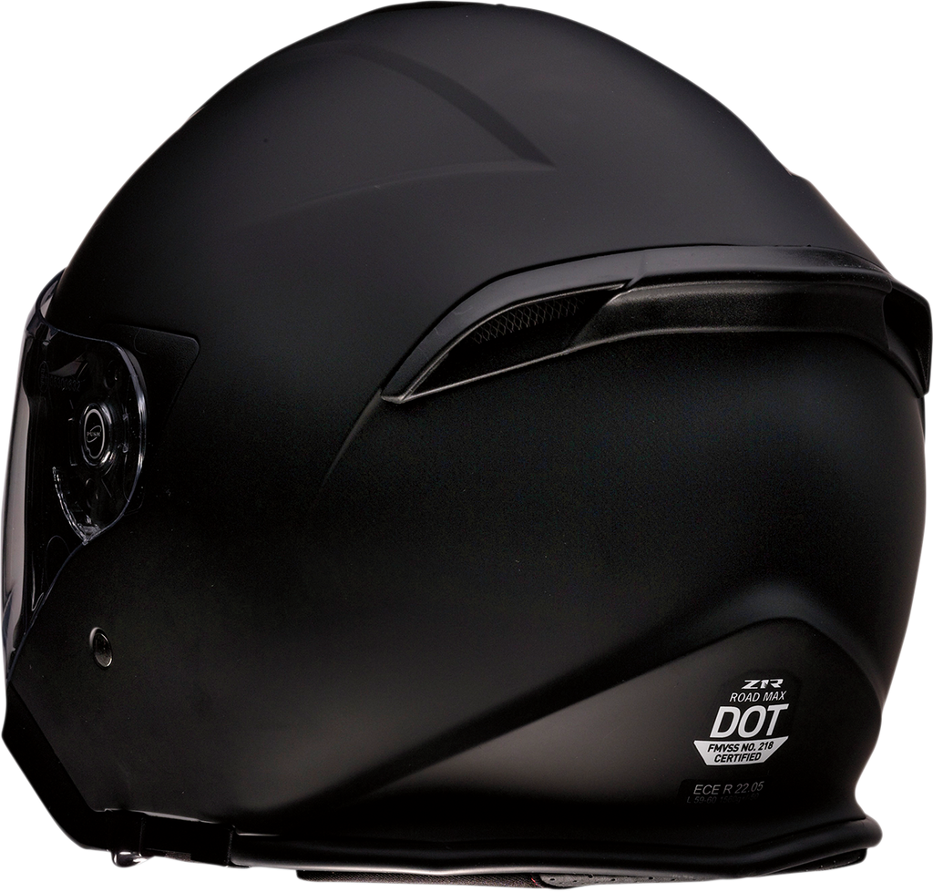 Z1R, Z1R Road Maxx 2.0 Helmet - Flat Black - Large (Part No. 0104-3365)
