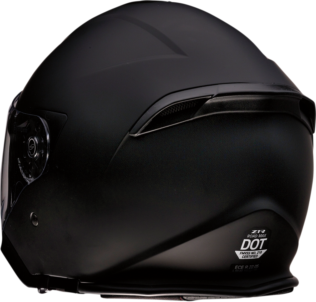 Z1R, Z1R Road Maxx 2.0 Helmet - Flat Black - Large (Part No. 0104-3365)