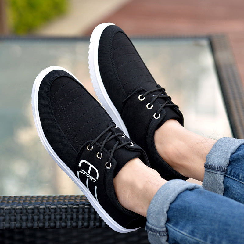 New autumn air shoes men's casual shoes sneakers slip Korean fashion shoes