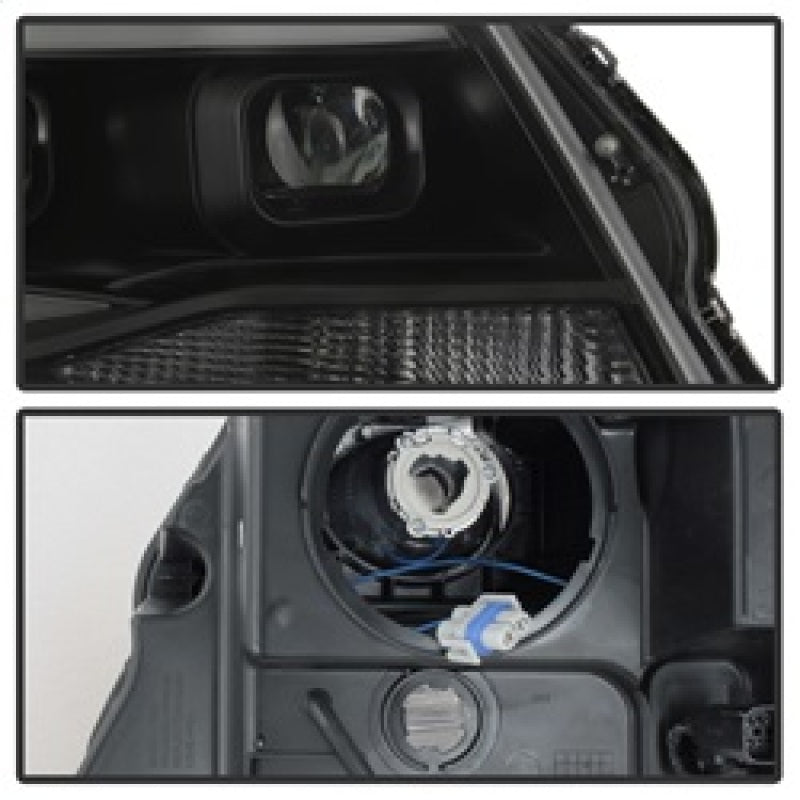 SPYDER xTune Chevy Colorado 15-17 HalogenOnly Projector Headlights - Black Smoked PRO-JH-CCO04-LBDRL-BSM 9039300