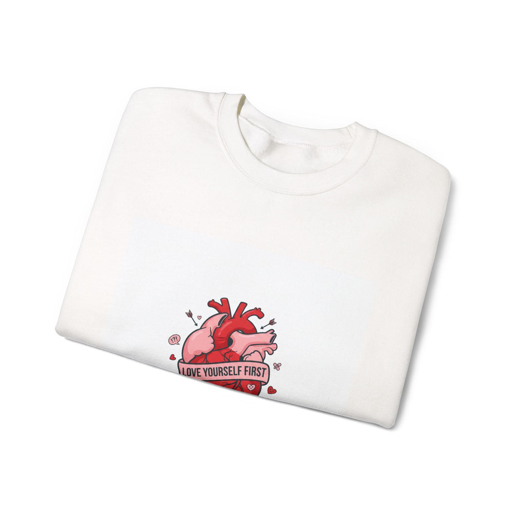 Anatomic Heart Patch Crewneck Sweatshirt | anti love graphic, punk Valentine