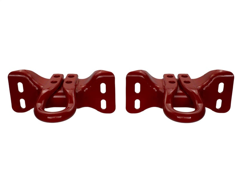 Ford Racing 17-22 Super Duty Tow Hooks - Red (Pair) M-18954-SDR