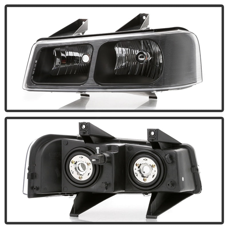 SPYDER xTune 03-17 Chevrolet Express 1500 OEM Style Headlights - Black (HD-JH-CEX03-OE-BK) 9042485