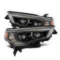 AlphaRex 14-20 Toyota 4Runner LUXX LED Proj Headlights Black w/Activ Light/Seq Signal/DRL 880849 *Discontinued