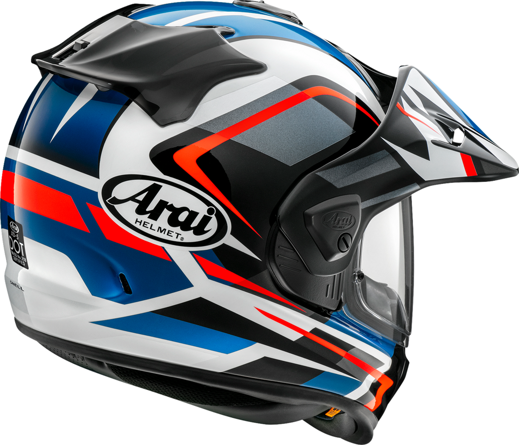 ARAI HELMETS, ARAI Helmets XD-5 Discovery Helmet - Blue Large with VAS-A Shield System and Advanced Ventilation