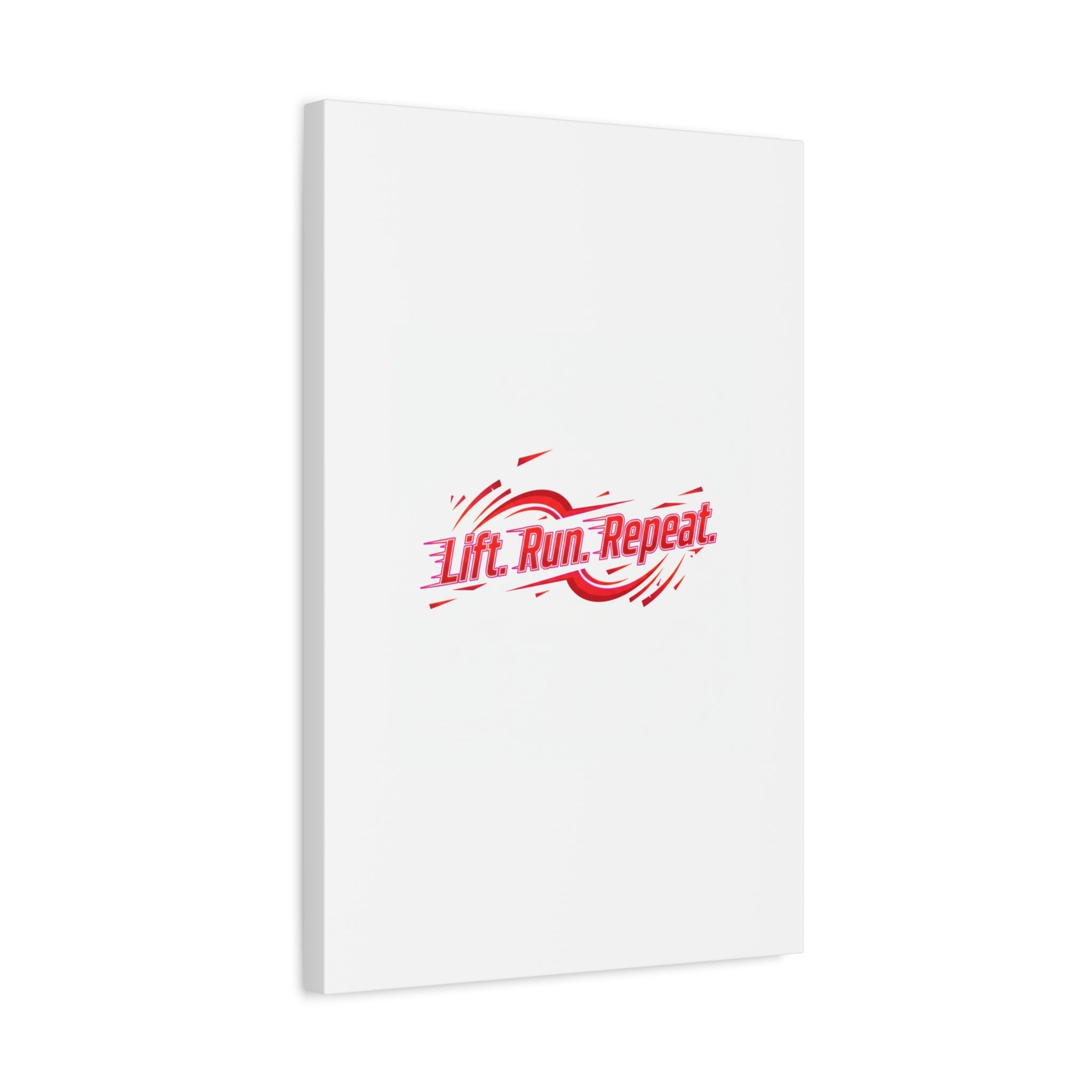 Lift Run Repeat Canvas | Fitness Wall Art, Gym Motivation