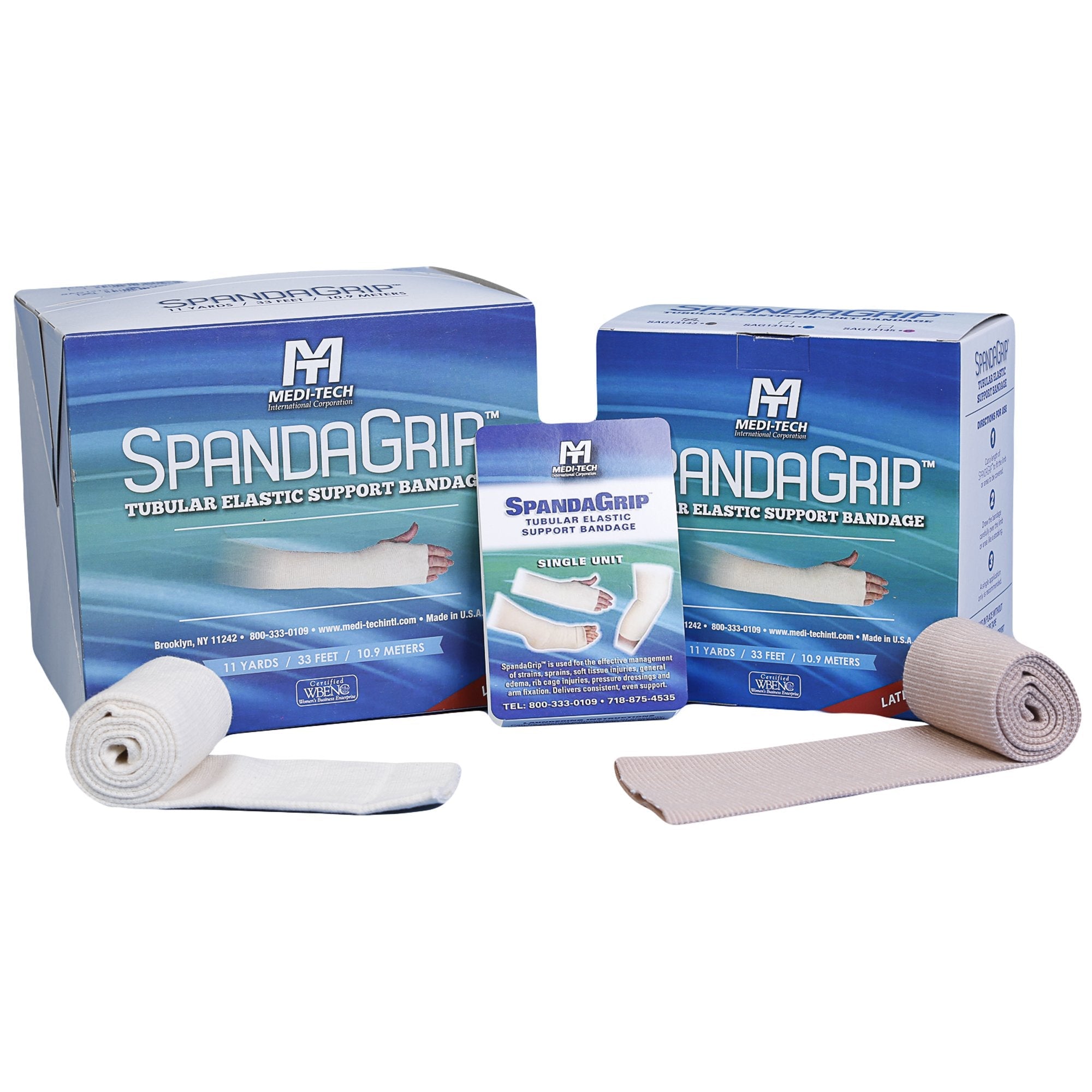 SpandaGrip™ Elastic Tubular Support Bandage, 4-1/2 Inch x 11 Yard SAG13116