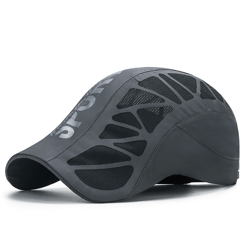 SPORT Letter Forward Hat Men's Breathable Mesh