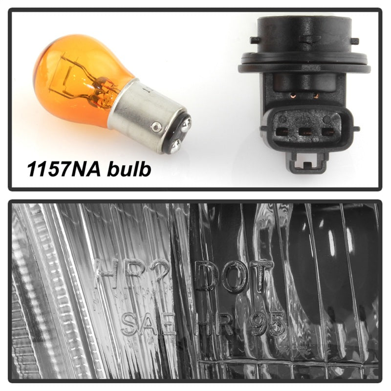 SPYDER xTune 97-99 Toyota Camry 4pc OEM Style Headlights w/Corner Lights - Chrome (HD-JH-TCAM97-SET-C) 9042843